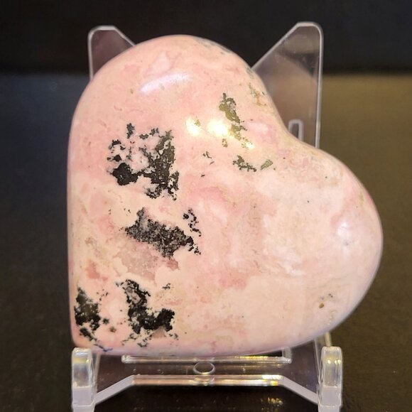 Rhodochrosite Heart Mineral Pink - Picture 2 of 8